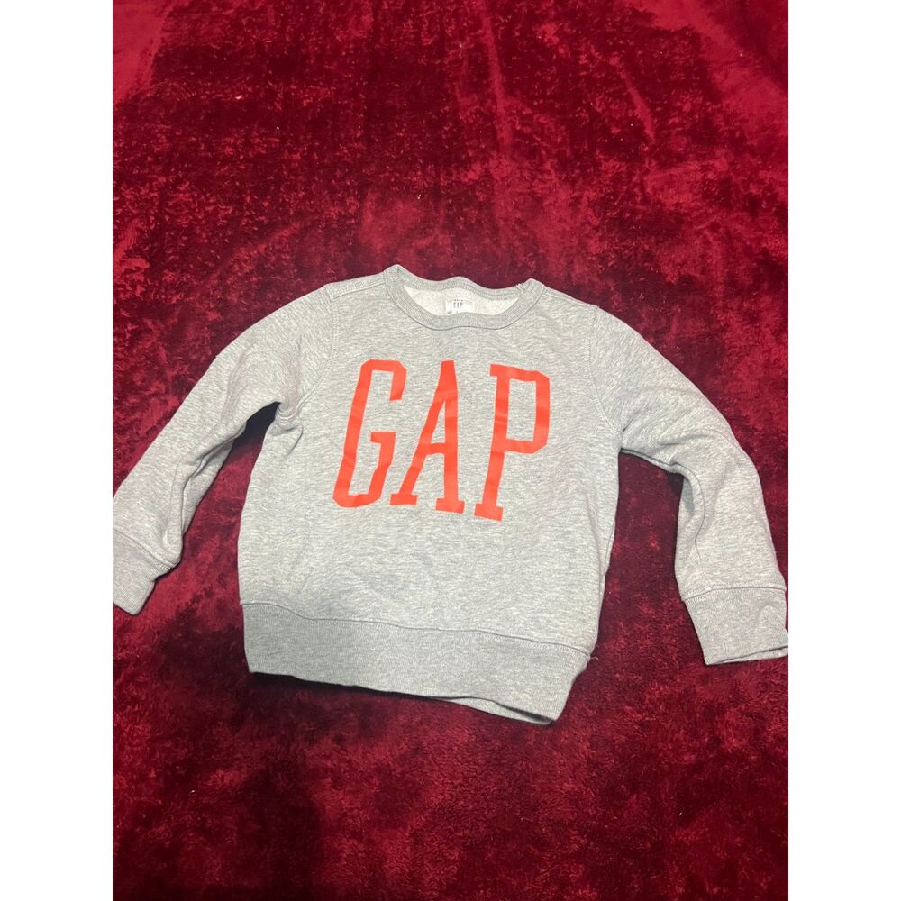 GAP kid's boy's fleece sweater gray size 4yrs